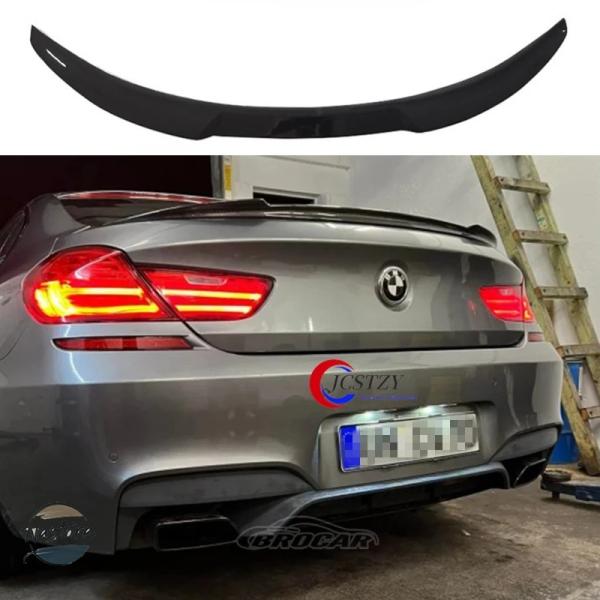並行輸入品 BMW f06 リア スポイラー 6シリーズ グランクーペ 2012-2018 m4スタイル absレジン カーボン エクステ トランク ブーツ ウ