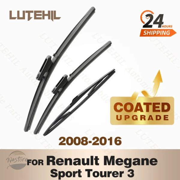 並行輸入品 ルノー lutehilシリコン製フロント＆リア ワイパーセット メガーヌ スポーツ カスタムパーツ 部品 アクセサリー