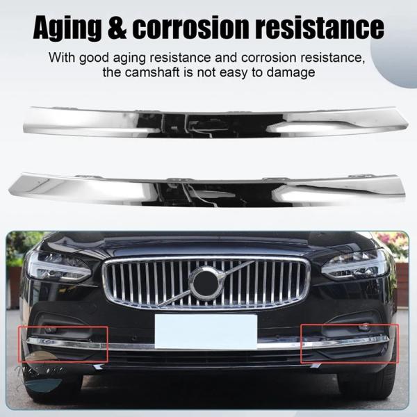並行輸入品 s90 ボルボ リップ フォグランプ 32227399 32227340 v90 2021 23 フロント バンパー カスタムパーツ 部品 アクセサ