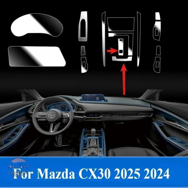並行輸入品 マツダ cx30 アクセサリー カスタムパーツ 2025 2024 カー インテリア フィルム カスタムパーツ 部品 アクセサリー