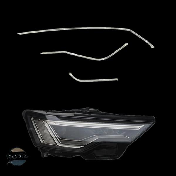 並行輸入品 アウディ a6 ヘッドライト l c8 2019 2023 led drl デイタイム ランニングライト カスタムパーツ 部品 アクセサリー
