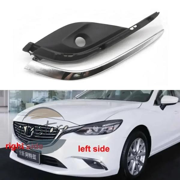 並行輸入品 マツダ mazda カバー グリル フォグランプ フロント 6 アテンザ 2017 2018 2019 バンパー フォグライトボックスフレーム カス