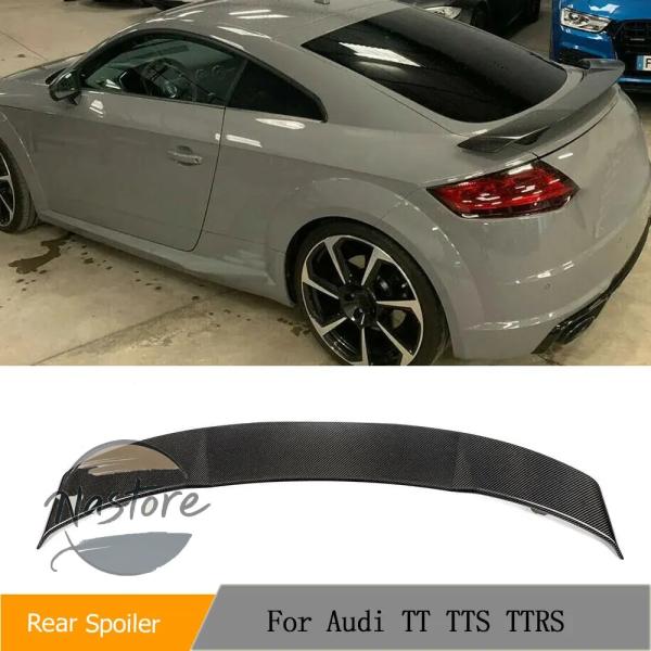 【並行輸入品】アウディ audi リア tt tts ttrsクーペ2015-2021 カーボン レーシングスポイラーブートリップウィング 部品 カスタムパーツ