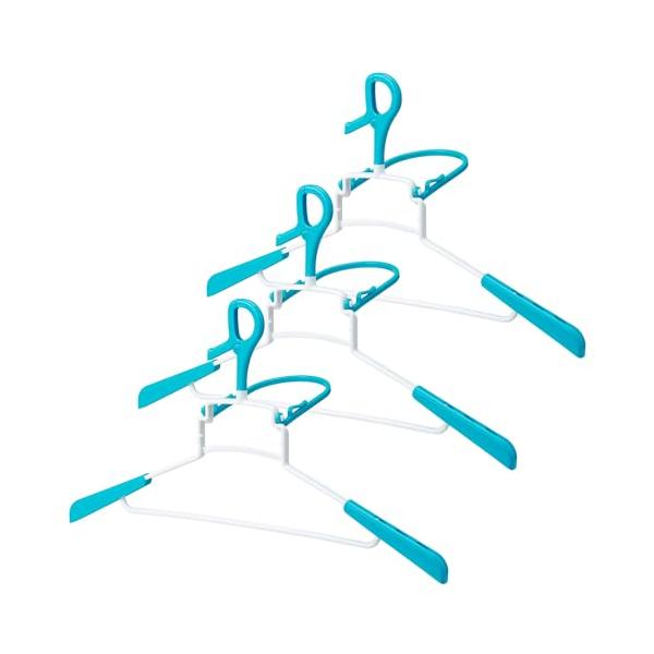 他サイト： レック らくらく 速乾 パーカー対応ハンガー 3個セットの商品画像