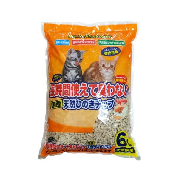 他サイト： ペットプロ 長時間使えて臭わない 天然ひのきチップ 6Lの商品画像