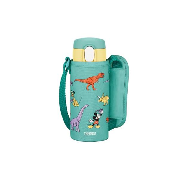 サーモス 水筒 真空断熱ストローボトル 410ml グリーンイエロー 子供用 通園通学 保冷専用 FJV-400FDS G-Y