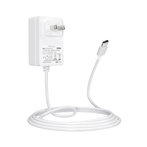 Smraza Raspberry Pi 5用 USB-C (Type C）電源、5.1V 5A PD 27W ラズベリーパイ5用ACアダプター