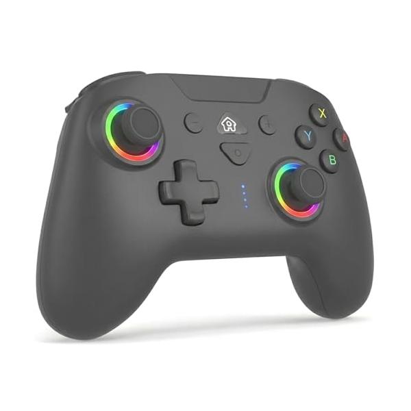 FONLAM Switch全機種対応 コントローラー NFC付き ホールスティック Switch2/iOS/PC/Androidにも全対応 am