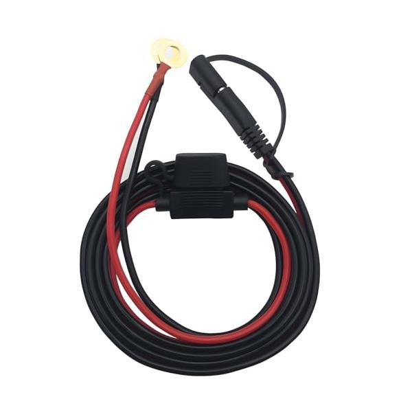 SAE コネクタ CTRICALVER SAEからOリング端子ワイヤハーネス SAE延長電源コード 約1.5mの16AWG 12V-24V 2ピ