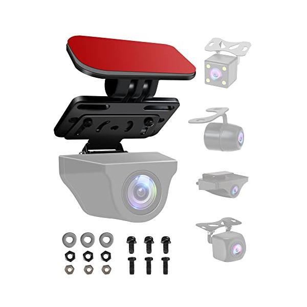 簡単に取り付ける:車に穴を開ける必要はありません。 車内に設置した場合、車外への配線はありません。 初心者でも簡単に取り付けることができます。・コンパクトなデザインと軽量:コンパクトなサイズで、リアカメラをしっかり固定できます。 リアガラス...