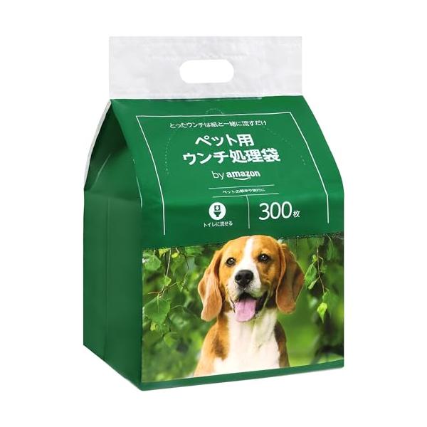 他サイト： by  犬用 ウンチ処理袋 無香料 300枚 (トイレに流せる)の商品画像