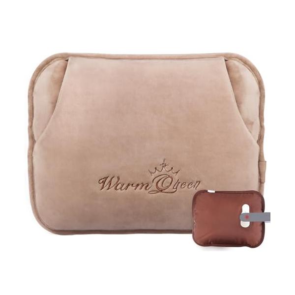 ブラウンブラウン/ブラウン Lサイズ/CR-D・Size:ブラウン Lサイズ・大きい湯たんぽ！急速充電・長時間保温わずか15分で充電が完了します。湯たんぽは布団の中なら約9~15時間、お腹や腰にあてて使うなら約5~8時間、じんわり心地よいあ...