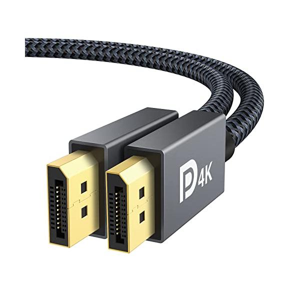 他サイト： DPケーブル iVANKY VESA認証ゲーミングDisplayport ケーブル 1.2/4K/2M4K@60Hz/ 2K@165Hz/ 2Kの商品画像