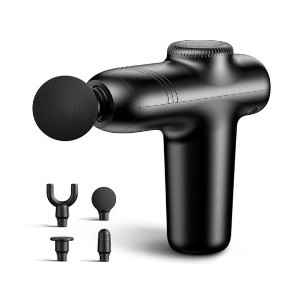 Black/-/JM05A・Color:Black・5段階振動レベル調節&amp;パワフルAobbowが、先端ブラシレスモーターを採用し、AI自動モードで従来品比べ動力効率を大幅アップ。・4 種類の筋膜リリースヘッド&amp;ワンタッチ操作...