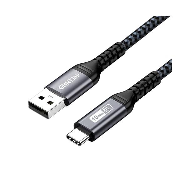 GHNTJAP USB Type C ケーブル 2M USB3.1 Gen2 タイプcケーブル 10Gbps データ転送 60W 急速充電 An