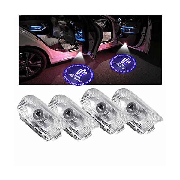 Ltsplay 220系クラウン 車用ドアランプ ドアカーテシランプ 工具付 カーテシライト ドアウェルカムライト LEDロゴ投影 18系200