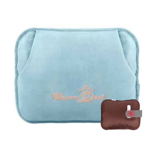 ブルー/Large ブルー/-・Size:Large ブルー・大きい湯たんぽ！急速充電・長時間保温わずか15分で充電が完了します。湯たんぽは布団の中なら約9~15時間、お腹や腰にあてて使うなら約5~8時間、じんわり心地よいあたたかさを長時間...