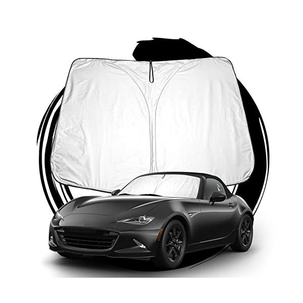 ruiya 新型 マツダ ロードスター ND 4代目 専用 サンシェード フロントガラス用 パラソル ロードスターRF MX-5 車用サンシェー
