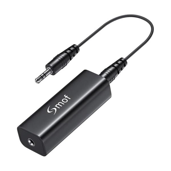 他サイト： Smof ノイズフィルターグランドループアイソレーター aux ノイズ除去、 3.5mm対応ホームオーディオ、カーステレオシステムでの商品画像