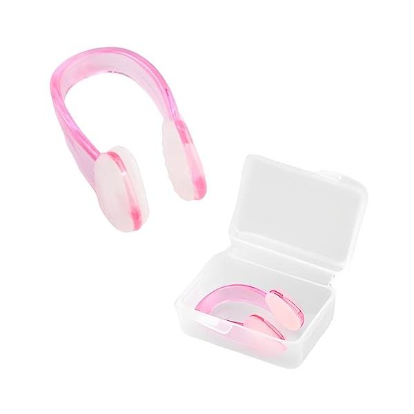 ピンク/-/-・Color:ピンク・?パッケージ内容ノーズクリップ*2。・?サイズノーズクリップ長3.5cm*幅2cm*厚1.5cm、 収納ボックス長4.5cm×幅4cm×厚2.5cm。・?洗濯良質のシリコン素材を採用し、無臭で洗濯で耐久性...