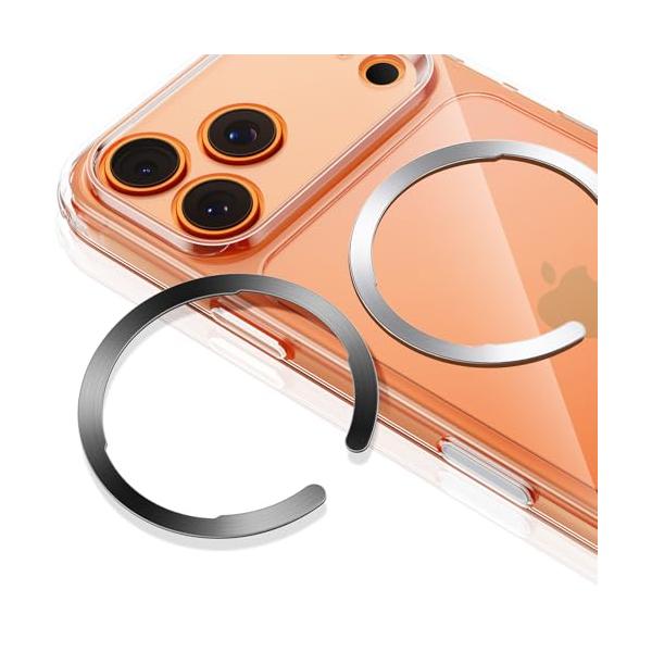 他サイト： ESR magsafe リング マグセーフ シール 強力吸着 位置合わせクリップ付属 マグネットリング 磁気ワイヤレス充電対応キット 超薄型 磁の商品画像