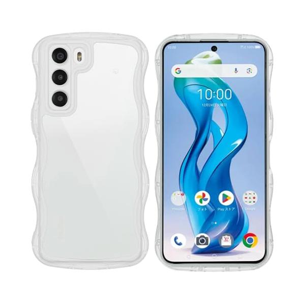 NewnugdsZTE Nubia S 5G ケース 韓国 おしゃれ シンプル 波状エッジ ヌビア s 5g A403ZT ソフト TPU うね