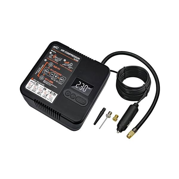 他サイト： BAL(大橋産業) デジタル表示パネル付き タイヤエアー電動コンプレッサー DC12Vアクセサリー電源 No. 525の商品画像