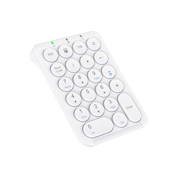 他サイト： iClever テンキー Bluetooth ワイヤレス 数字 キーボード パンタグラフ式 Type-C充電 超薄型 Tabキー付き ブルートゥの商品画像