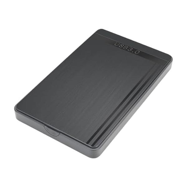 Generic 透明な2.5インチUSB 3.0 HDDケース、SATAポート対応、USB 3.0ケーブル付属 (ブラック)