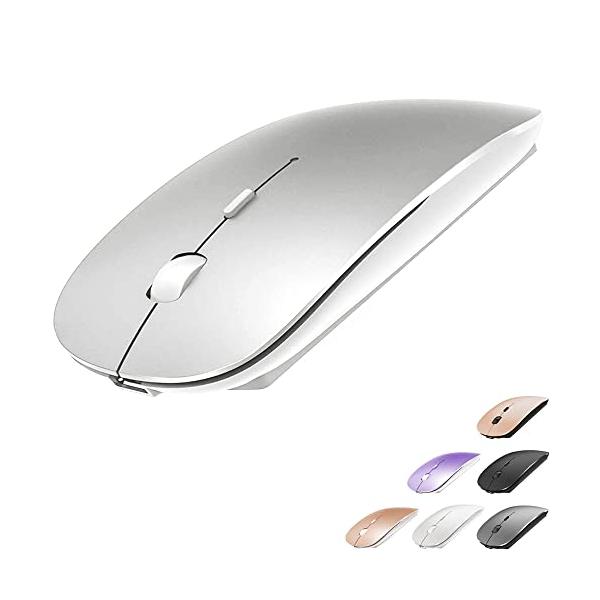 Bluetoothマウス。シルバー/-/A28/K8・Color:シルバー・パッケージ個数:1・???3DPIスイッチ:高性能光学チップを使用し、最大1600dpi(800、1200、1600)の正確なトラッキングで、さまざまなニーズを満た...