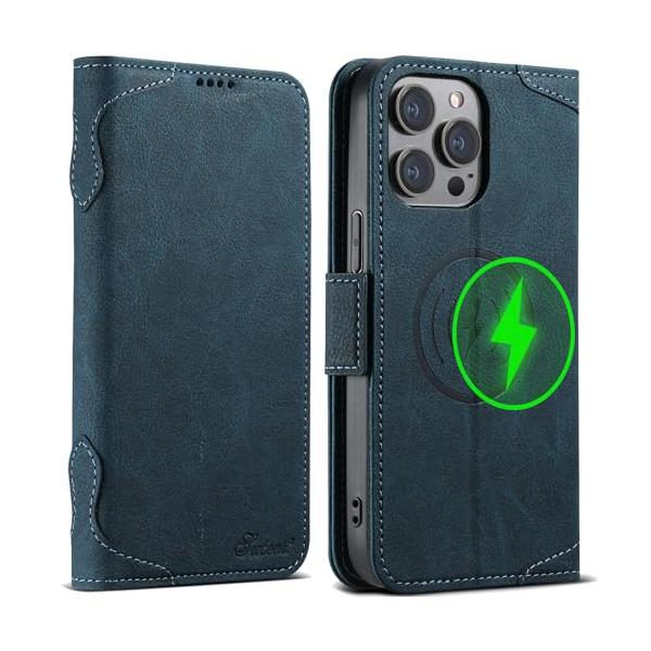 JCGOOD iPhone12ケース iPhone12Proケース 手帳型 MagSafe対応 いphone12ケース マグセーフいphone1