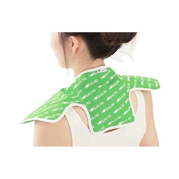 他サイト： 富士商(Fujisho) NEW ホット&amp;クールパッド グリーン 首肩用 （ゴム不使用でニオイ軽減NEWタイプ） f9896の商品画像