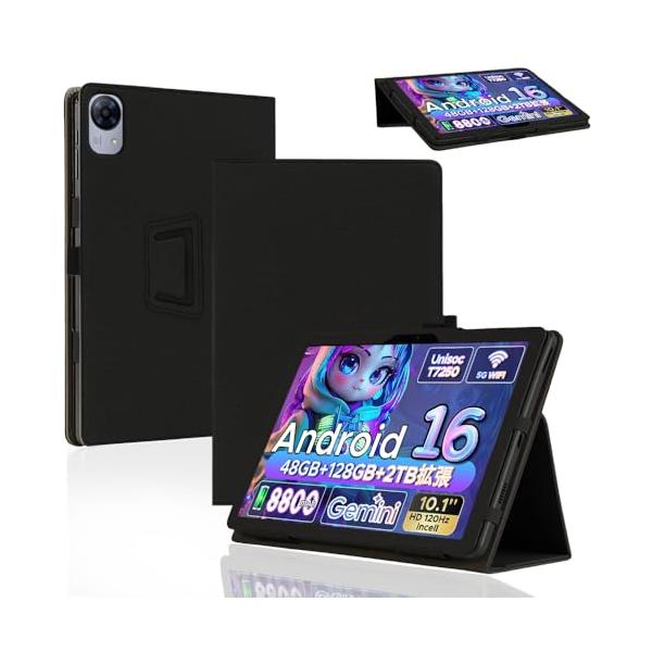 For POPUX P10 Pro ケース 10インチ スタンド HASADEDE機能 角度調整 上質PUレザー キズ防止 タッチペン収納機能