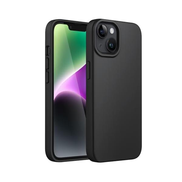 他サイト： JETech iPhone 14 6.1インチ用 シリコンケース シルキーソフトタッチフルボディ保護ケース マイクロファイバーライニング付き耐衝の商品画像
