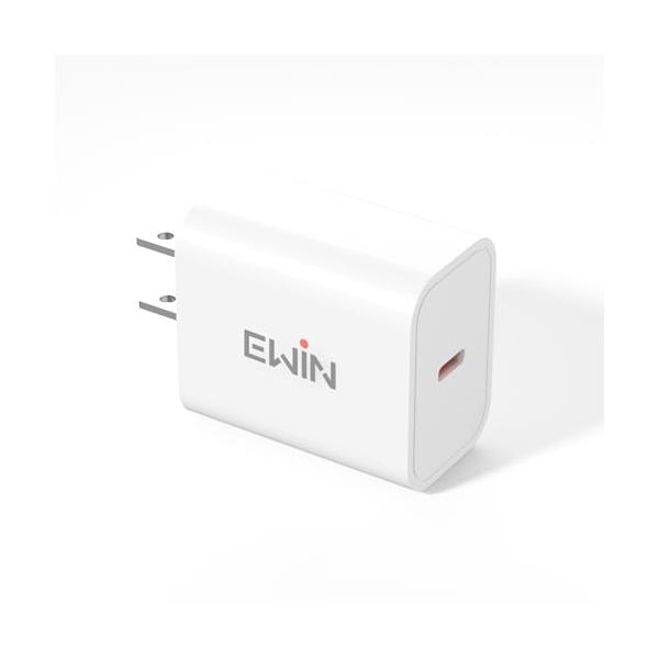 Ewin USB-C充電器 30W 急速充電器 Type-C PSE技術基準適合 USB PD対応 コンパクトサイズ Android スマートフ