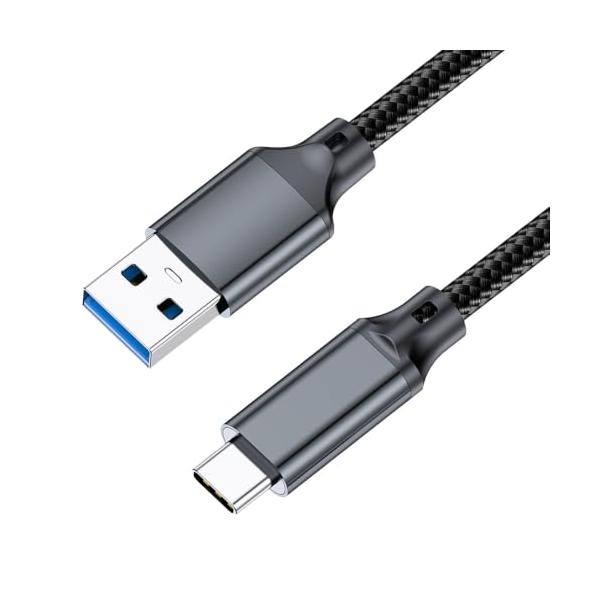 USB Type-C ケーブル 5M USB-A to C ケーブル 10Gbps高速データ転送 3A/60W急速充電 USB 3.2(Gen2