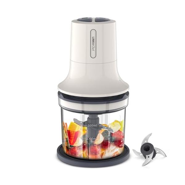 フードプロセッサー LINKChef ミキサー 小型 500ml 電動 260W ?肉机