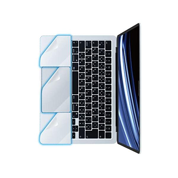 他サイト： エレコム MacBook Air 13.6インチ M2チップ搭載モデル2022用 キズ防止 トラックパッド保護フィルム パームレスト保護フィルムの商品画像