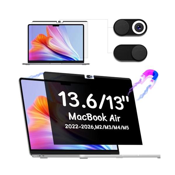IPROKKO MacBook Air 13/13.6(2022/2024/2025/2026 M2/M3/M4/M5)13.6インチに対応 覗