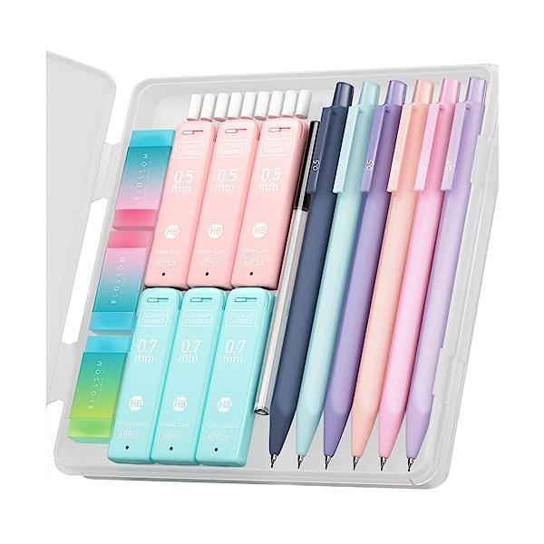 Four Candies パステルシャープペンシル 6本セット 0.5mm&0.7mm