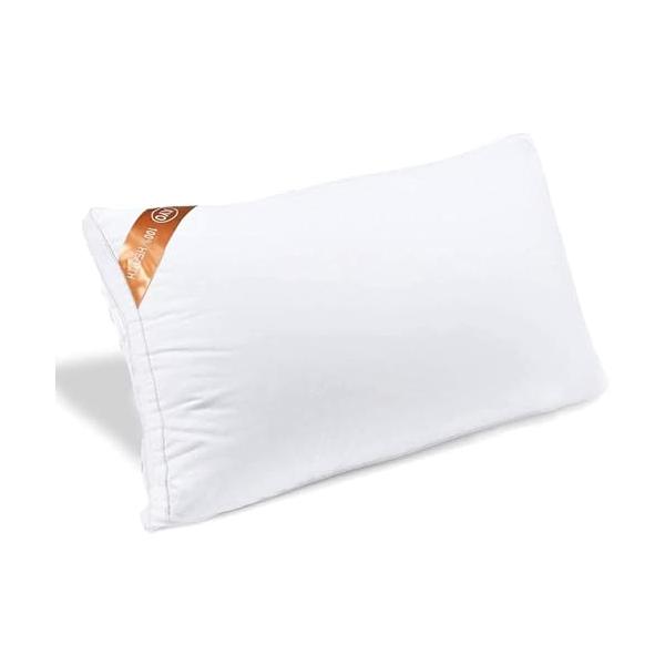 他サイト： AYO 枕まくら ホテル仕様 高反発枕 横向き対応 丸洗い 立体構造43x63cm ホワイト(長さ63cm*幅43cm*高さ20cm)の商品画像