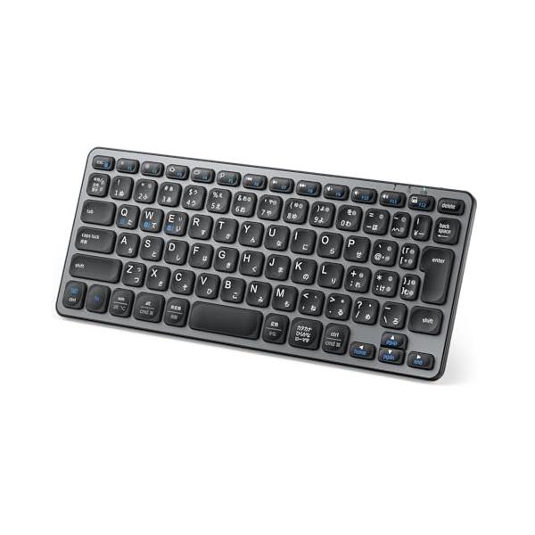 iClever ワイヤレスキーボード Bluetooth＆2.4G 無線 キーボード 充電 