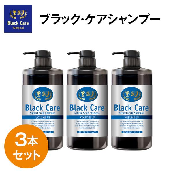 ナチュラルブラック シャンプー 3個セット しきつめ