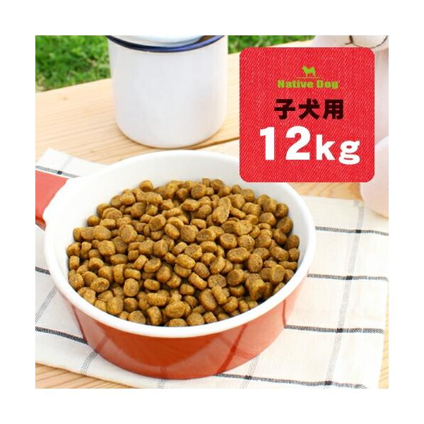 ネイティブドッグ ドッグフード プレミアムチキン 子犬用 12kg（3kg×4