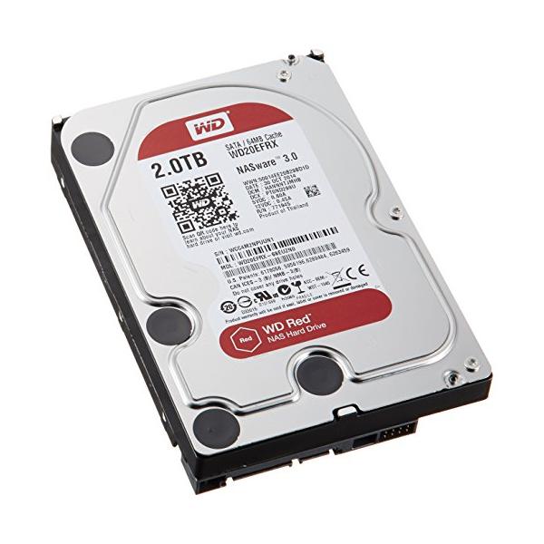 WD HDD 内蔵ハードディスク 3.5インチ 2TB WD Red NAS用 WD20EFRX SATA3.0 (中古品)