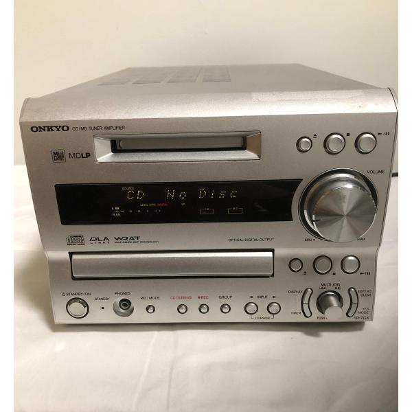値下げしました。ONKYO CD/MDチューナーアンプ　FRー7GX ONKYO オンキョー FR-7GX CD/MDチューナーアンプ MDLP(中古品) : 夏目