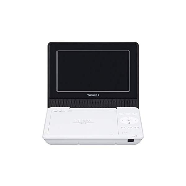 東芝 7型ポータブルDVDプレーヤーホワイトCPRM対応TOSHIBA REGZA