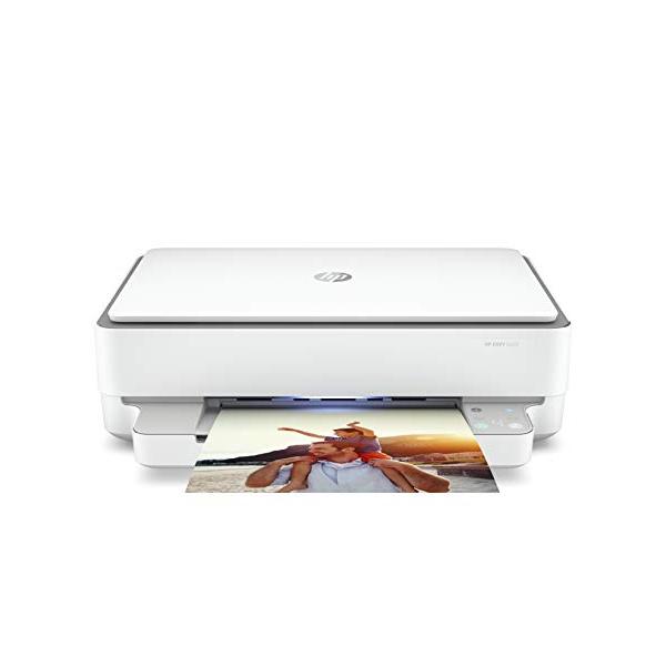 HP カラー プリンター A4インクジェット複合機 ENVY 6020 ホワイト
