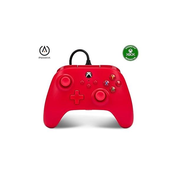【Xbox公式ライセンス商品】PowerA 有線コントローラー Xbox Series X|S Xbox On(中古:未使用・未開封)