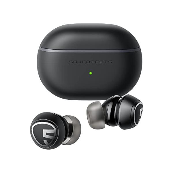 SOUNDPEATS Mini Pro ワイヤレスイヤホン Bluetooth 5.2 イヤホン 【ANCノイズキャンセリング / QCC3040チッ